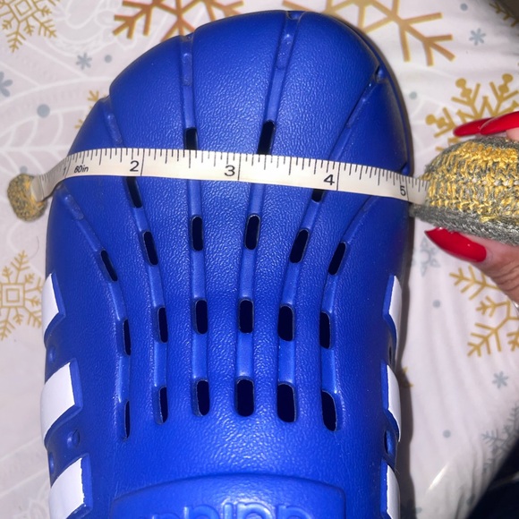 Never Worn Adilette Clogs in Color Royal Blue Size 7 in Men - Picture 16 of 16